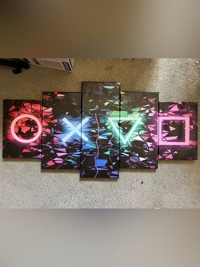 Neon Shape Wall Art